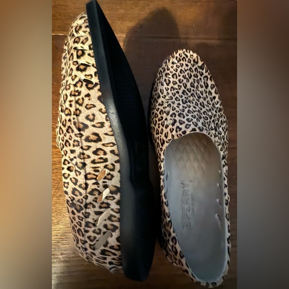 SPERRY'S Original Float Boat Shoe Leopard Men 7 Women 9 STS86563 NWOT - Picture 6 of 16